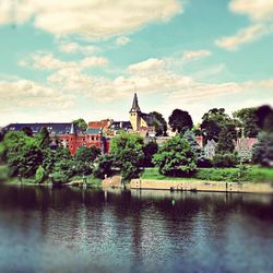 River with buildings in background