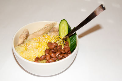 Close-up of salad in bowl