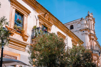 Low angle view of old building