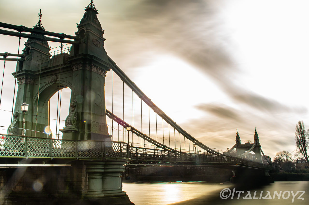 VIEW OF SUSPENSION BRIDGE