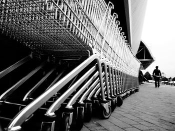 People waiting at subway station