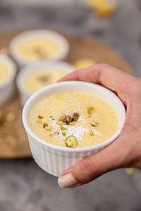 Close-up of hand holding bowl