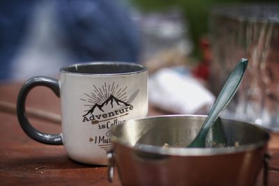 Close-up of drink on table