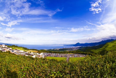 Scenic view of landscape against sky