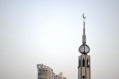 Low angle view of buildings against sky