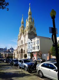 Low angle view of church