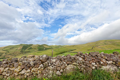 Scenic view of landscape against sky