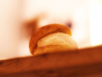 Close-up of bread on table