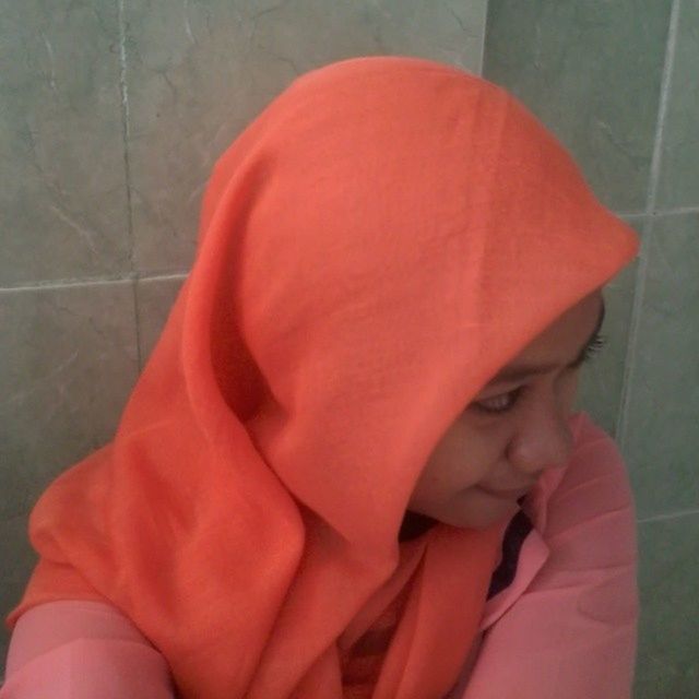 Me Jilbab Orange Narsis justshare instapic iseng instalike