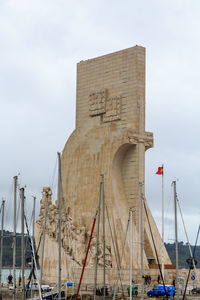  view of sailboats near the monument to the discoveries