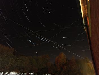 View of star field at night