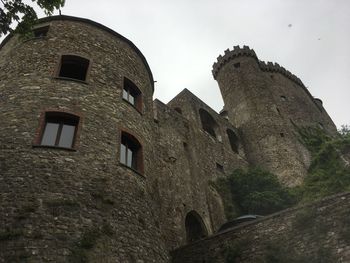 Low angle view of historical building against sky