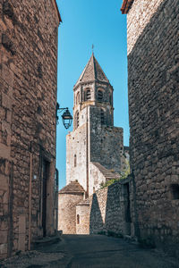 Low angle view of historic building