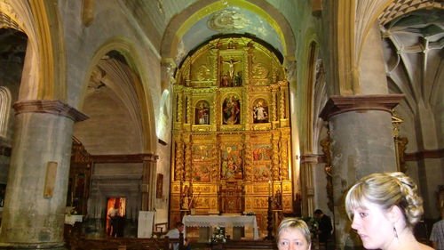 View of church in the dark