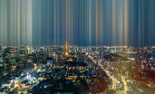 Tokyo tower, japan - communication and observation tower.