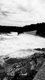 View of snow covered landscape