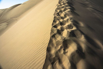 Full frame shot of sand