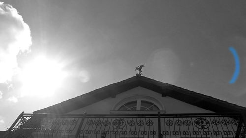 Low angle view of building against sky