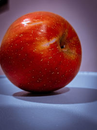 Close-up of apple on table