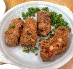 Close-up of food in plate