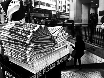 Rear view of a woman