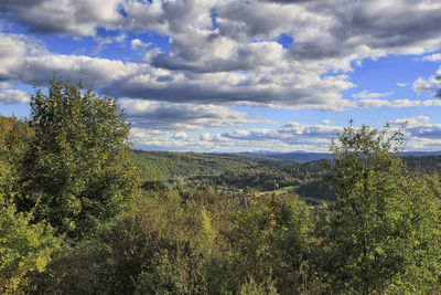 Scenic view of landscape against sky