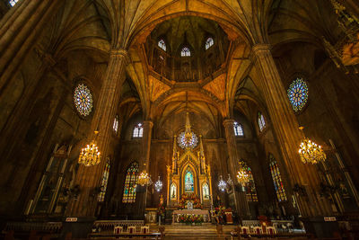 Low angle view of temple