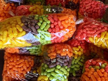 Full frame shot of fruits