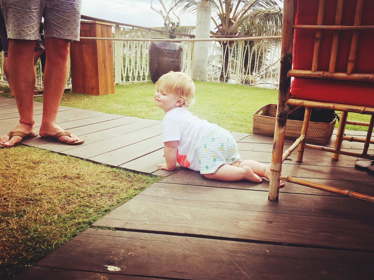 FULL LENGTH OF BOY ON PLAYGROUND