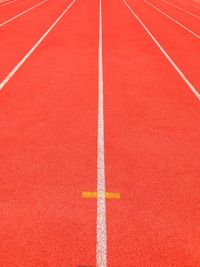 Full frame shot of running track