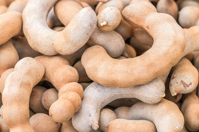 Full frame shot of tamarind for sale at market