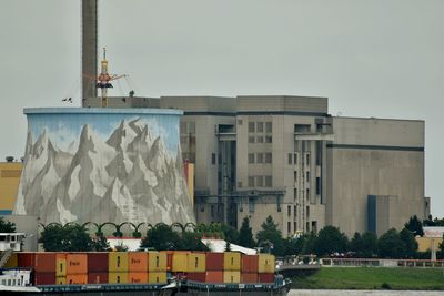 View of buildings in city