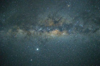 Low angle view of stars in sky at night