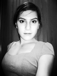 Portrait of young woman