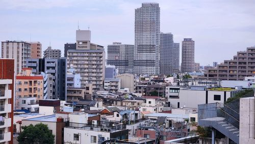 Cityscape against sky