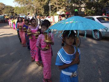 Children in traditional clothing