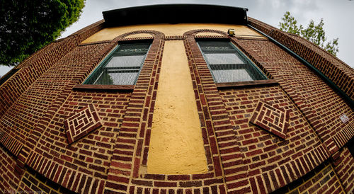 Low angle view of building against sky