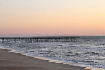 Obx pier at sunset