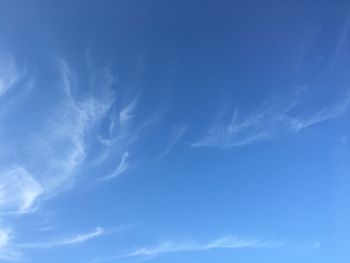 Low angle view of sky