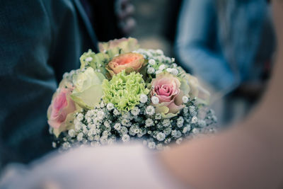 Close-up of rose bouquet