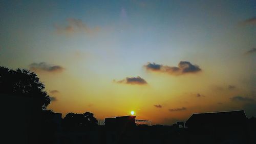 Scenic view of sky at sunset