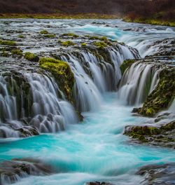 View of scenic flowing water