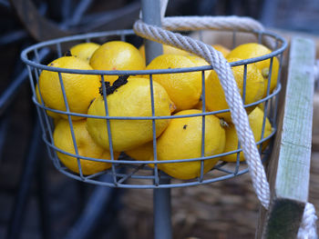 Close-up of yellow fruits