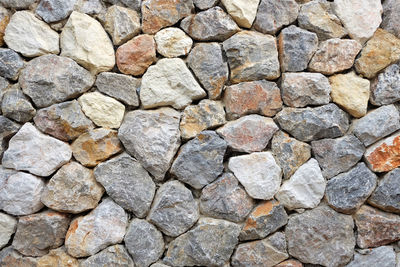 Full frame shot of stone wall