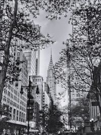 Low angle view of buildings against sky