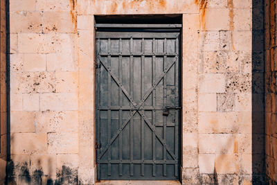 Full frame shot of old building