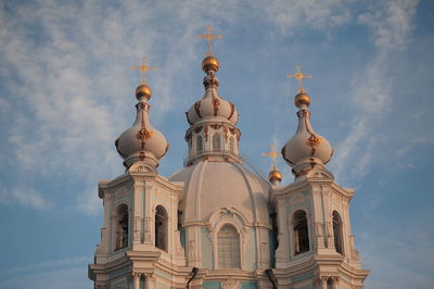 Low angle view of cathedral against sky