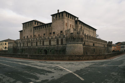 Sanvitale castle, 14th century, in fontanellato, italy. former a fortress, currently a museum.