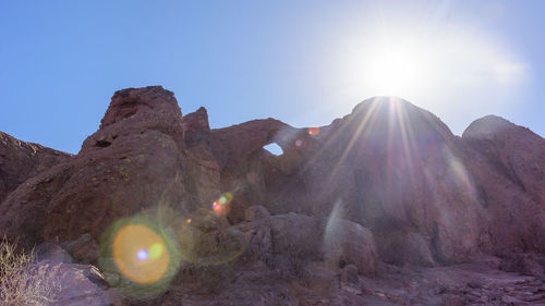 Scenic view of mountain against sky