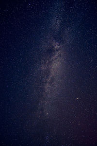 Low angle view of stars in sky
